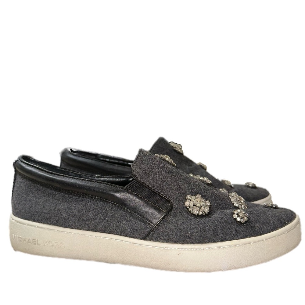 Michael kors slip on sneakers with rhinestones (Size 9)